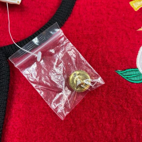 VTG Tally-ho 100% Boiled Wool Cardigan Pollak Import Nordic Size L Large NEW - Picture 11 of 14